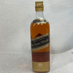 【未成年の飲酒は法律で禁じられています】ジョニーウォーカー黒 特級 760ml 43度 1970年代流通品 スコッチウイスキー