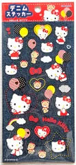 ハローキティ デニムステッカー 正規品