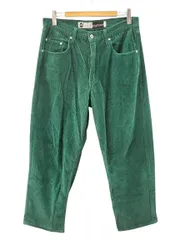 リーバイス Levi's SilverTab BAGGY シルバータブ バギー コーデュロイパンツ 33 グリーン ボトムス
