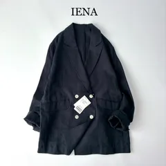 【IÉNA(イエナ)】フード付きジップジャンパー　ブルゾン　リネン混　春秋用 人気商品！】 【IÉNA(イエナ)】フード付きジップジャンパー ブルゾン
