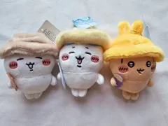 ちいかわ ハチワレ うさぎ 秋の農夫 ぬいぐるみ キーホルダー