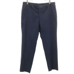 LANVIN LA COLLECTION ランバンコレクション 日本製 スラックスパンツ ネイビー メンズ 古着