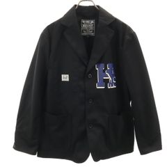 美品 HYSTERIC GLAMOUR ヒステリックグラマー 日本製 カバーオール L ブラック ジャケット メンズ 古着