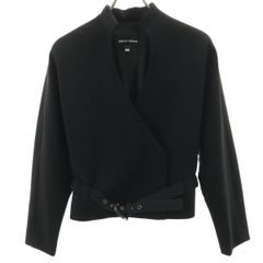 エンポリオアルマーニ 長袖 ロング ニットカーディガン 42 黄緑系 Emporio Armani レディース EMPORIO ARMANI - エンポリオアルマーニ 長袖 ロング ニット