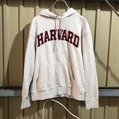 2155 JAN SPORT パーカー ライトグレー M ジャンスポーツ スウェット 刺繍ロゴ 古着卸 アメリカ仕入