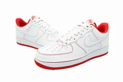 ナイキ NIKE AIR FORCE 1 07 Stitch Radiant Red エアフォース CV1724-100 27 ラディアント レッド ブランド古着ベクトル 中古▲■ 260308