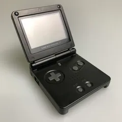 【中古品】 GBASP本体 ゲームボーイアドバンスSP 本体 ブラック 任天堂 レトロゲームハード 【023-260308-SH-04-min】