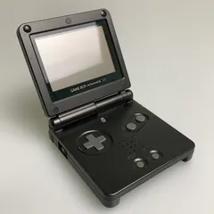 【中古品】 GBASP本体 ゲームボーイアドバンスSP 本体 ブラック 任天堂 レトロゲームハード 【023-260308-SH-05-min】