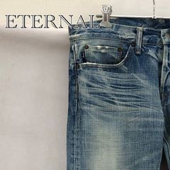 ETERNAL JEANS エターナル 備中倉敷工房 ストレート デニム 53472 ジーンズ パンツ ボトム 32 ブルー  メンズ ファッション _219023