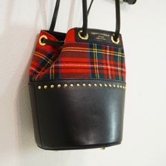 CHRISTIAN VILLA 2WAY ショルダーバッグ チェック柄 - メルカリ
