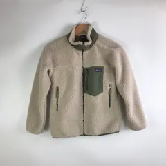 patagonia クラシックレトロXジャケット L12 グレー×カーキ 3172202603070003
