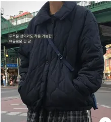 新品)オーバーサイズキルティングダウン