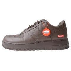 NIKE (ナイキ) ×SUPREME AIR FORCE 1 LOW BAROQUE BROWN シュプリーム エアフォース1 ローカットスニーカー ブラウン US10/28cm CU9225-200