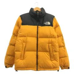 【中古】THE NORTH FACE NUPTSE JACKET サイズXL ND91841 イエロー ヌプシジャケット ノースフェイス ダウン[19]