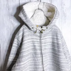 【入手困難/海外モデル】古着 カーハート Carhartt ボーダー スウェット フルジップパーカー #9582