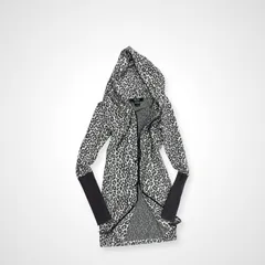 55 DIESEL ディーゼル / Y2Kレオパードロングパーカー SIZE：XS