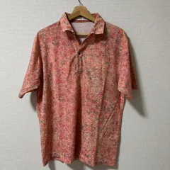 (^w^)b INTERMEZZO インターメッツォ ポロシャツ カジュアル 合わせやすい トップス ルーズ 春 夏 デイリーユース 旅行 野外イベント コットンポリ 軽量 ピンク 桃 オレンジ 橙 グレー 灰 メンズ サイズ 2L OM10883HGのサムネイル