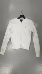 ポロ ラルフローレン ケーブル ニット カーディガン 12/14 L