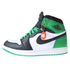 NIKE (ナイキ) AIR JORDAN 1 RETRO HIGH OG LUCKY GREEN エアジョーダン1 レトロ ラッキーグリーン ハイカットスニーカー グリーン/ホワイト US9.5/27.5cm DZ5485-031