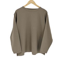 ナノユニバース NANO universe NJ/CLUB モクロディ ボートネック サイドスリットTシャツ メンズ JPN：L 