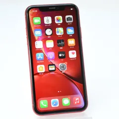 【液晶美品＊純正バッテリー85％】SIMフリー iPhone XR 128GB レッド