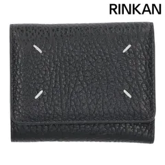 メゾンマルジェラ  SA3UI0010 4ステッチ3つ折りカーフレザー財布 メンズ