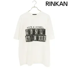 ゴッドセレクショントリプルエックス ロゴプリントTシャツ メンズ XL