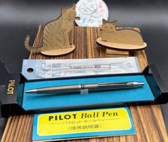 廃盤 美品 PILOT パイロット ホソブト 振り子式 ボールペン 筆記