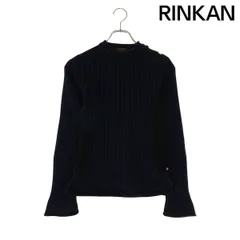 ルイヴィトン  15AW ショルダーボタンカシミアリブニット レディース XS