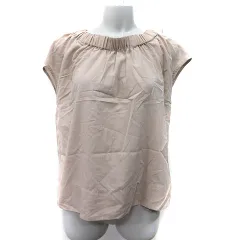 テチチ Te chichi シャツ ブラウス プルオーバー フレンチスリーブ F ベージュ /YI