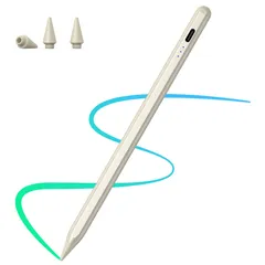 第9世代/第10世代対応 mini/iPad air/iPad Pro/iPad 2018年以降iPad/iPad USB充電式 ゲーム イラスト 誤作動防止/自動オフ/磁気吸着機能対応 ペンシル (スターライト スタイラスペン pencil apple 超高