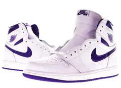 ナイキ NIKE WMNS AIR JORDAN 1 HIGH OG COURT PURPLE 27.5cm CD0461-151 ウィメンズ エアジョーダン 1 ハイ OG ホワイト コート パープル 白 紫 【ブランド古着ベクトル】●▲■260215