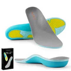 インソール 疲れない 衝撃吸収 扁平足 土踏まず アーチサポート 中敷き メンズ スポーツ 立ち仕事 歩行に最適 疲労軽減 消臭 通気性 冷感素材 サッカー バスケ ゴルフ スニーカー プレゼント お祝い 記念日 誕生日ギフト サイズ調整不可