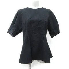 オペークドットクリップ OPAQUE.CLIP チュニック 半袖 38 M 黒 ブラック /YI