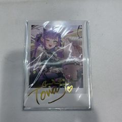 ホロライブ 常闇トワ 直筆サイン入りブロマイド 100万人記念 眷属