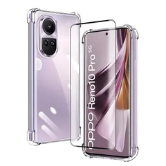 対応 OPPO Reno10 Pro 5G ケース クリア ケース OPPO Reno10 Pro 5G カバー TPU 保護ケース カバー背面 + OPPO Reno 10 Pro 5G ガラスフィルム OPPO Reno10Pro 5G フィルム フィ 0