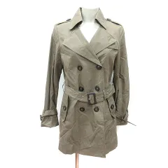 リフレクト Reflect トレンチコート ダブル 総裏地 11 L 茶 カーキ /MN