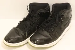 【中古】 NIKE メンズスニーカー 28.5cm AIR JORDAN 1 MID SE NIKE 28.5cm 黒 ブラック