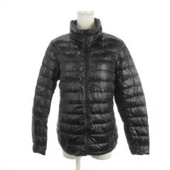 ユニクロ UNIQLO ウルトラライトダウン ダウンジャケット スタンドカラー L 黒 ブラック /AH33 ■GY99