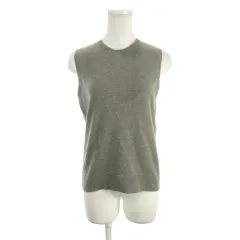 ラルフローレン RALPH LAUREN ニットベスト プルオーバー カシミヤ L グレー /AH35 ■GY99