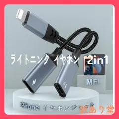 【2025 MFi認証品】iPhone イヤホン変換アダプタ 2in1 ライトニング イヤホン 変換 アダプタ 充電 同時 二股ケーブル lightning