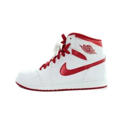 ナイキ NIKE 332550-161 Air Jordan 1 Retro High Think16 ハイカットスニーカー シューズ 靴 レザー ロゴ 28cm 白 ホワイト 赤 レッド ■GY18 /MQ