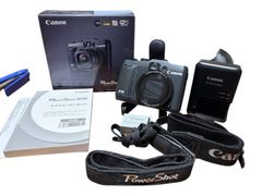Canon PowerShot G16 本革ケース・ストラップ付き - メルカリ