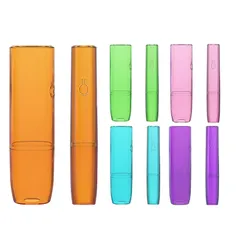 収納ケース (オレンジ) ハードケース カバー ワン イルマ 対応アイコス one用の保護メッキケース iluma inkostudio汎用交換ケース、iqos