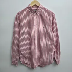 M ポロ ラルフローレン ストライプ シャツ