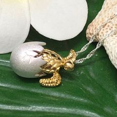 ハワイアンジュエリータツノオトシゴSILVER925ネックレス45センチ 
