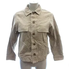 ロペピクニック ROPE Picnic シャツ ブラウス シャツジャケット 長袖 38 M ベージュ /AU