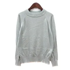 アーバンリサーチ ドアーズ URBAN RESEARCH DOORS ニット カットソー 長袖 One M 緑 グリーン /MN