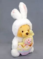 [중고] 봉제 장난감 푸 씨 & 돼지 봉제 장난감 EASTER-BUNNY [곰의 푸 씨] 디즈니 스토어 한정