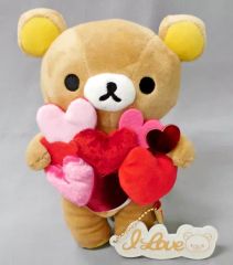 リラックマ　しあわせぬいぐるみ　Lサイズ【恋愛運】リラックマ　コリラックマ リラックマ しあわせ ぬいぐるみ 恋愛運 ハート リラックマ